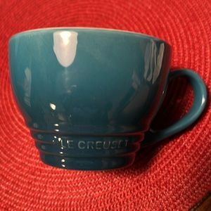 COPY - NWT! Set of 3 Le Creuset 400ml Giant Capp Cup in Deep Teal. Retiring col…